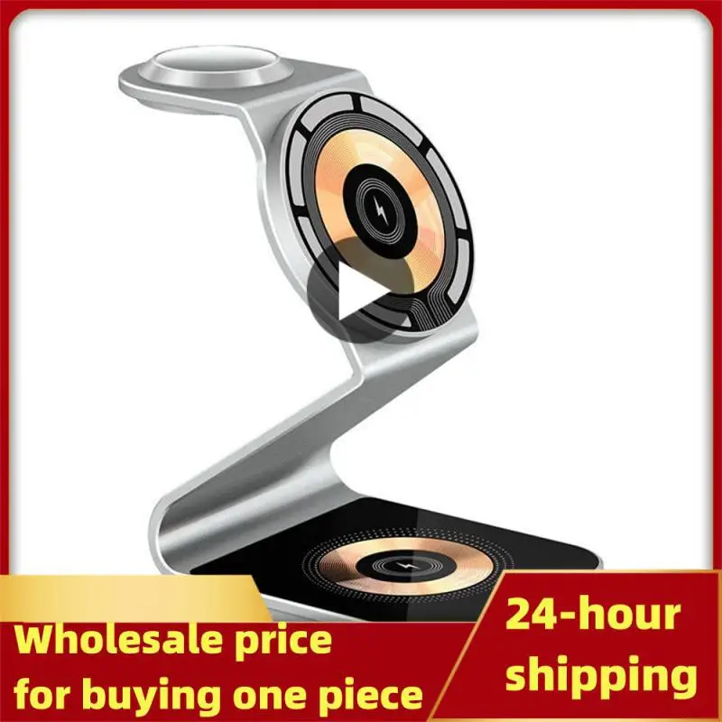 

Легкая в переноске эргономичная Беспроводная зарядка с магнитным притяжением прозрачная Беспроводная зарядка 15 Вт Быстрая зарядка Ультратонкий корпус