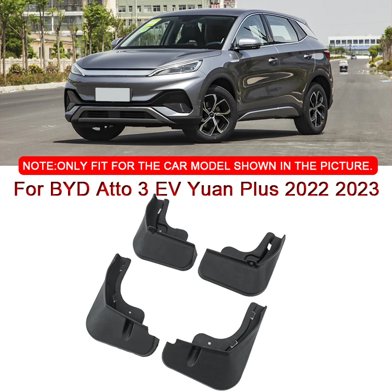

Car Mud Flaps Splash Guard Mudguards Car Styling For BYD Atto 3 EV Yuan Plus 2022 2023 MudFlaps Front Rear Fender Auto Accessory