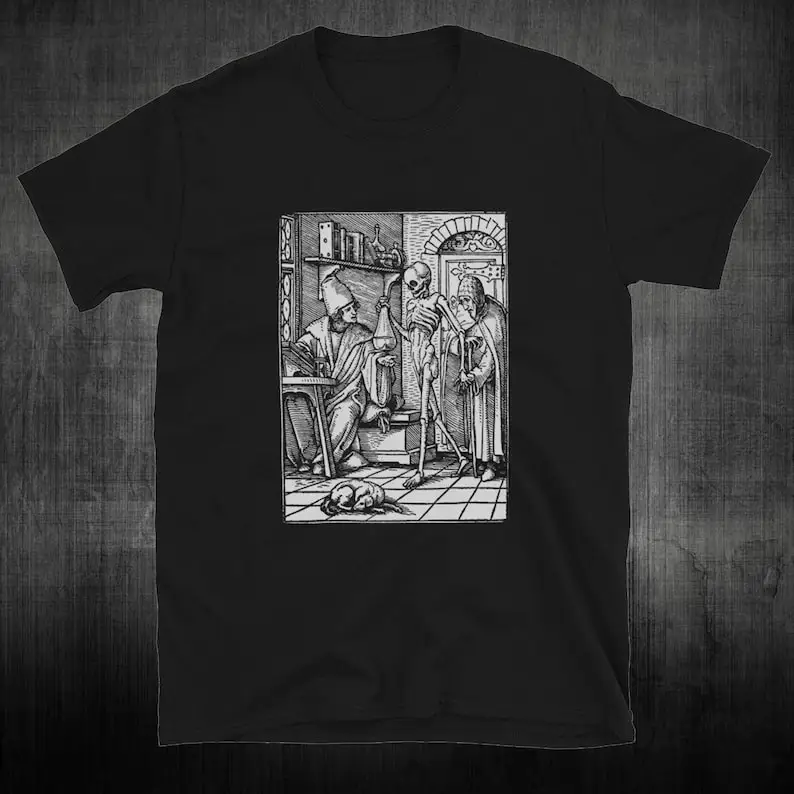 

Death Alchemy shirt | Albrecht Durer T-shirt, Dürer, Woodcut, Engraving, Renaissance, Gustave Dore
