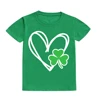 Happy St. Pat T-rex Day Print Kids T-shirt Boy Girl Clothes Toddler St. Patrick's Day Shirts Gift Children Green T-shirts Top 3