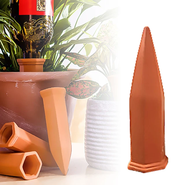 Dispositif d'arrosage automatique pour plantes, pointes en céramique,  piquets de jardin de vacances, d'argile goutte à goutte intérieure -  AliExpress