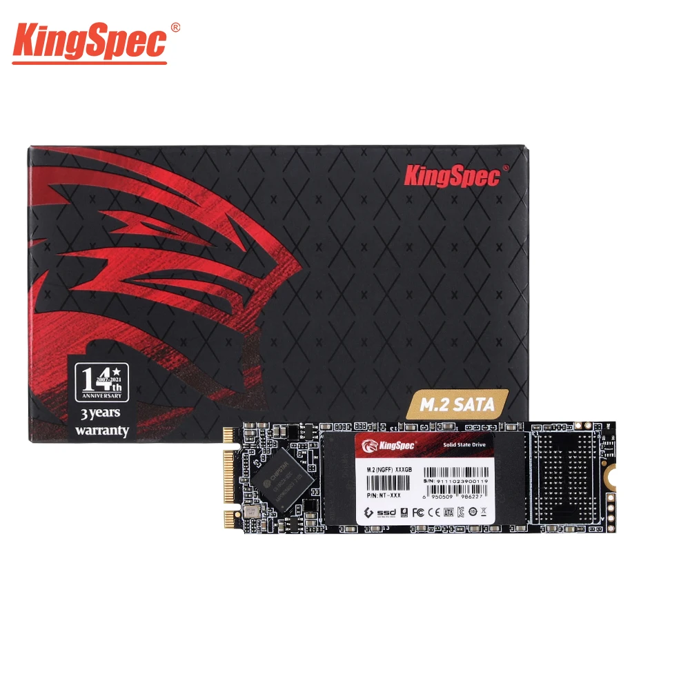 Kingspec-ssd Disco Duro para Desktop e Laptop m2 2280 128gb 256 gb 512gb 1tb Hdd 120g 240g Ngff 2242 mm 2tb - Imagem 5