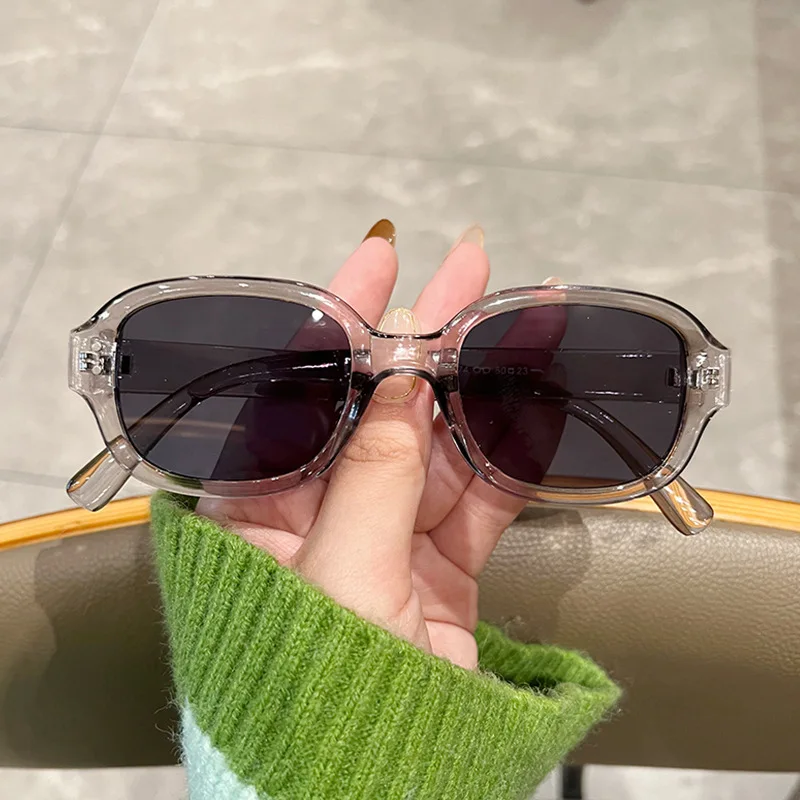 

NYWOOH Retro Frame Small Oval Sunglasses Women Fashion Vintage Decorative Glasses Men Outdoor Goggles Anti Ultraviolet Sun Glass