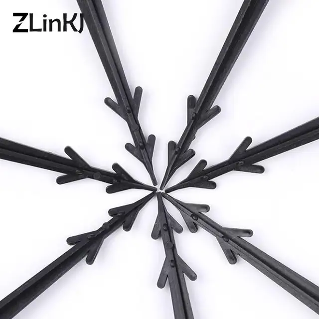 50 Darabos Műanyag Kerti Borítószövet Rögzítve Tét Tüskék Pázsitcsapok Sodrót Kapcsok Rögzítő Gyomnövényes Tájszerszámok - Image 6