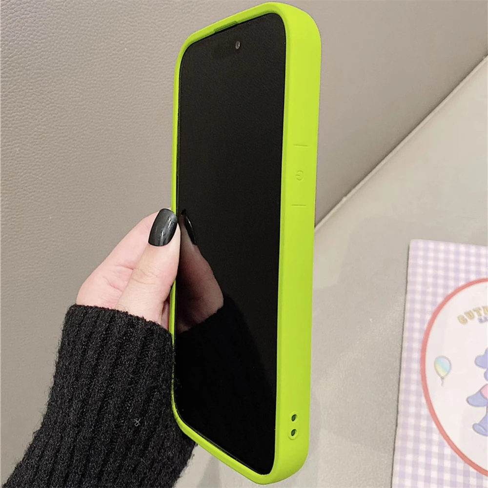 Coreano Carino 3D Del Cuore di Amore Bella di Colore Rosa Caldo Della Ragazza Custodia Morbida In Silicone Per il iPhone 15 14 Pro Max 13 12 11 XS XR Antiurto_voghion.com