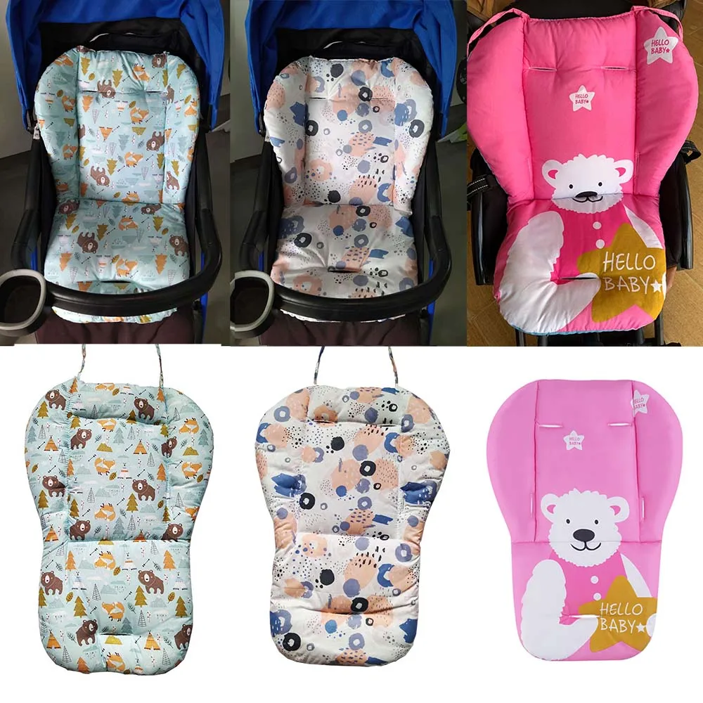 Chair Pad Seat Cushion Thick High Chair Baby Warmer Mattress Stroller Accessories Cotton Mat Liner Mat Stroller