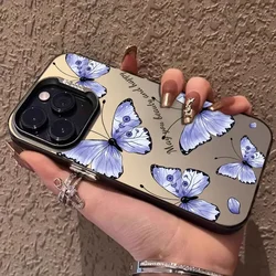 Luxury Silver Butterfly Fashion Phone Case - Premium Design for Xiaomi Redmi Note & Pro Series (BK-CYK0237)
