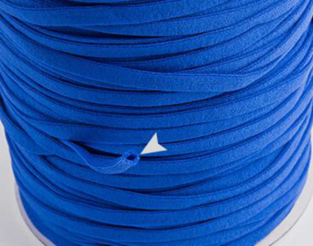 100metres/lot 5mm Plain Colour hollow elastic cord polyester stretch cords for adjustable mask cord ear rope DIY accessories