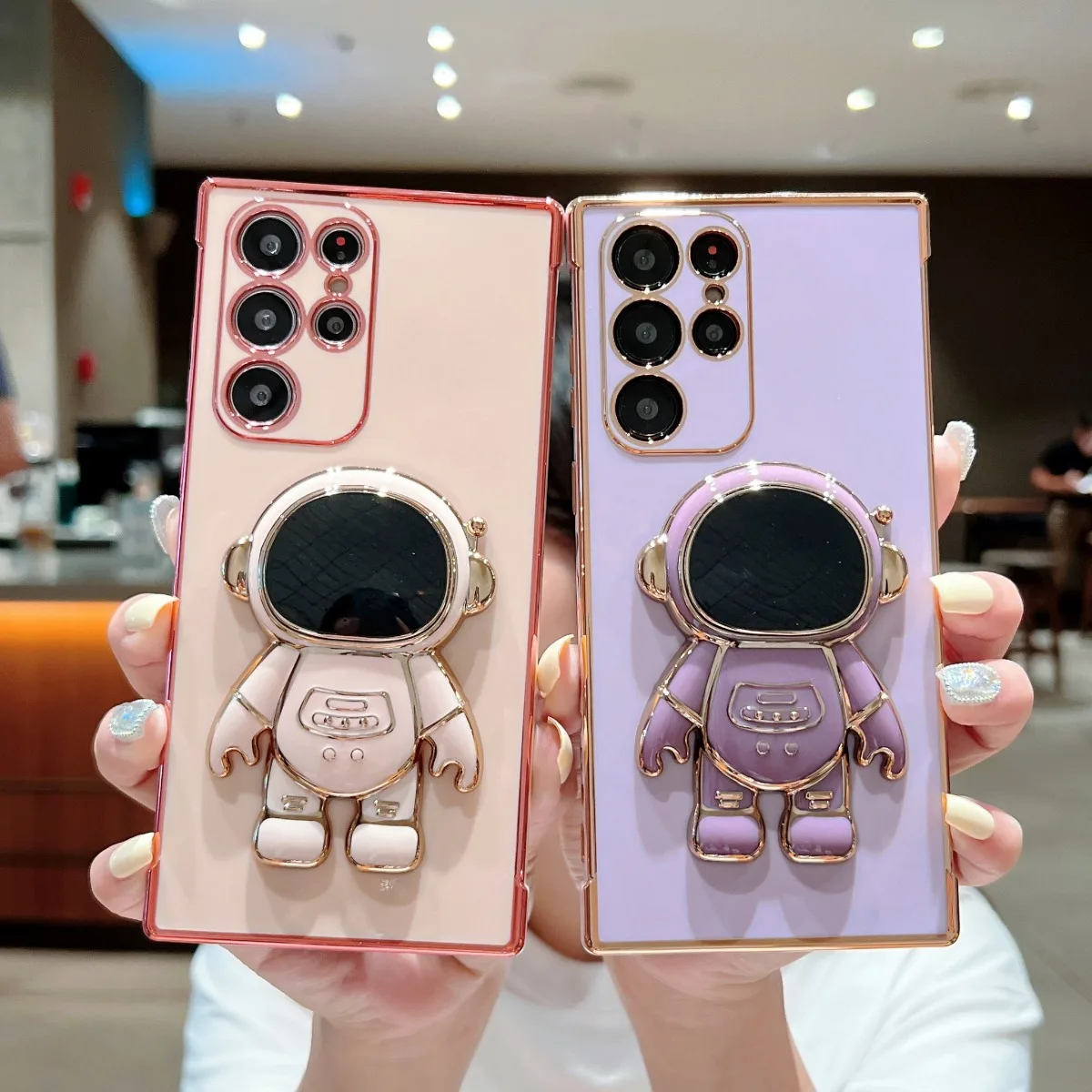 Astronaut Stand Phone Case with Enhanced Durability and Versatile Design