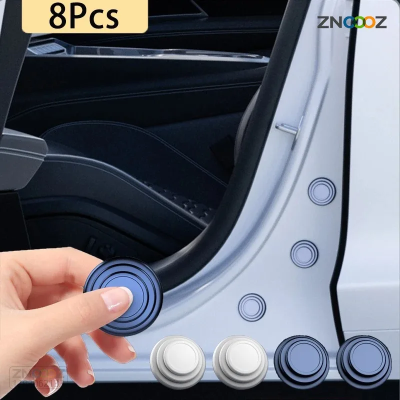 Car Anti-Collision Silicone Pad Shock Absorption Buffer Sound Insulation  Mute Close The Door Cushion Auto Accessories