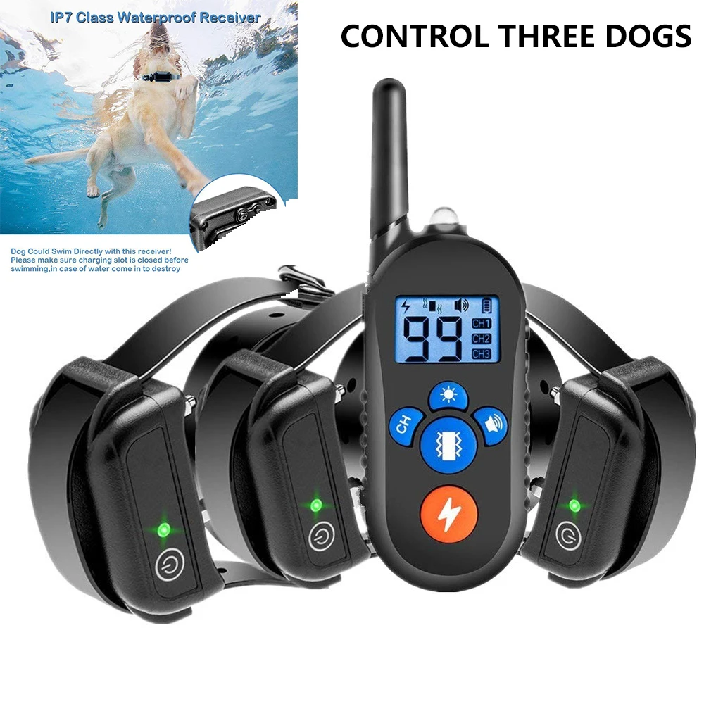 ElectricDog800mTrainingCollarRemoteControlWaterproofPetDog