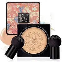 Air Cushion CC Cream Mushroom Head Foundation Moisturizing Long Lasting Face Comestics Natural Brighten Face Base Tone Make Up 1