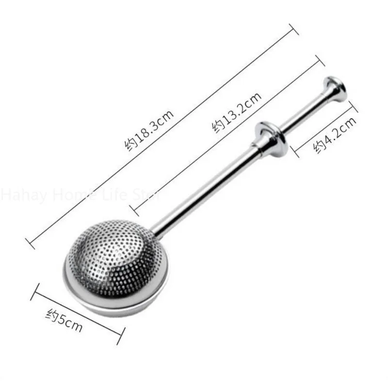 Telescopic Ball Tea Infuser Stainless Steel Tea Strainer Mesh Teaspoon Filter Metal Loose Leaf Bag Strainer Kitchen Teaware