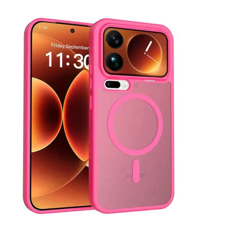 Magnetic Matte Translucent Shockproof Case with Magsafe Wireless Charging Support