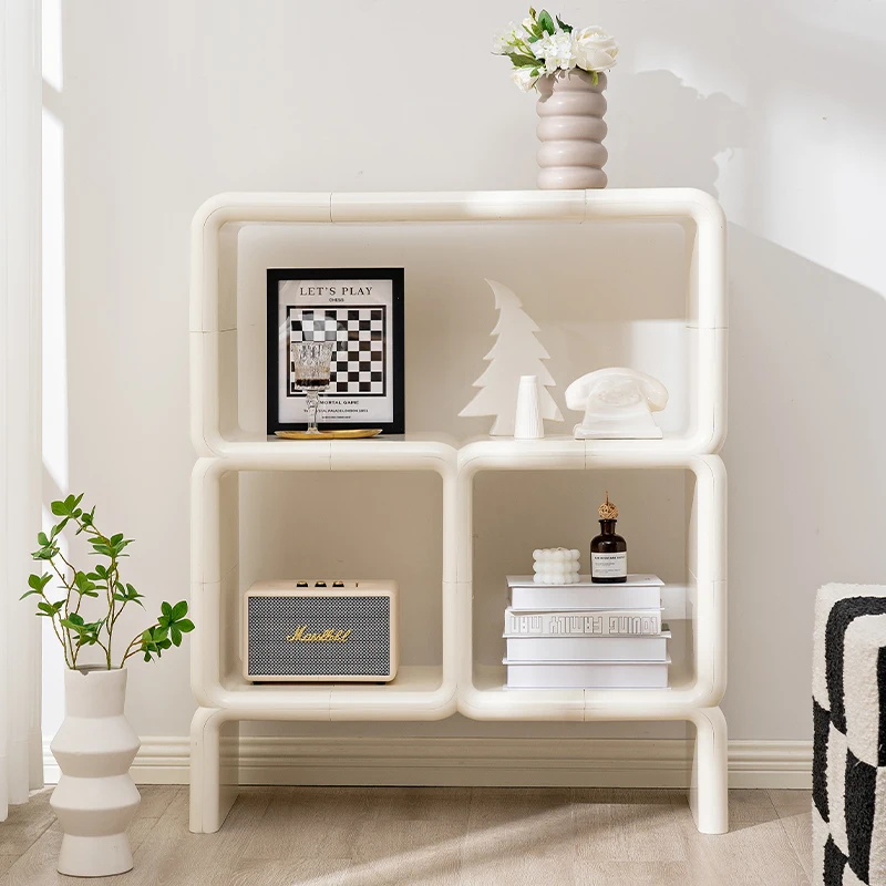 Storage Rack Book Display Stand Modern White Bookshelf Items Living Room Indoor Items Minimalist Bedroom Magazine Rack Display Estanteria Salon Nordic Furniture