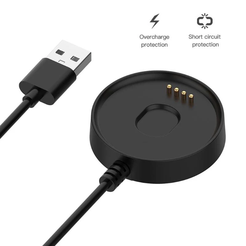 For Ticwatch C2 Portable Fast Charger With Data Function Dock Cradle Magnet Adsorption Charger Cable
