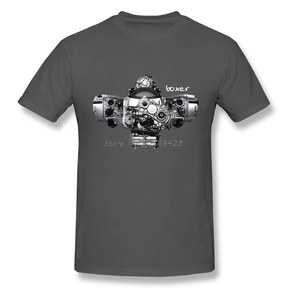 T Shirts Men Sports Tops Boxer Engine R1200gs 1200 Gs R Adventure R1200rt Rt R R1200r Summer Cotton Fashion
