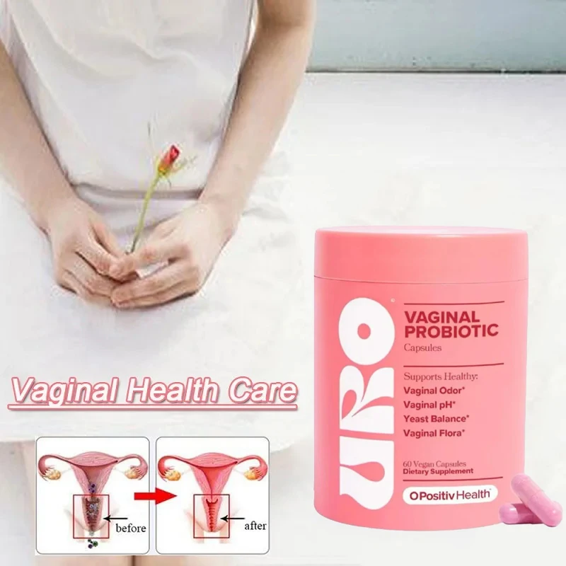 60pcs Vaginal Probiotics Vitamin For Women PH Balance - Women's Vaginal Health Supplement For Vaginal Odor & Vaginal Flora 3