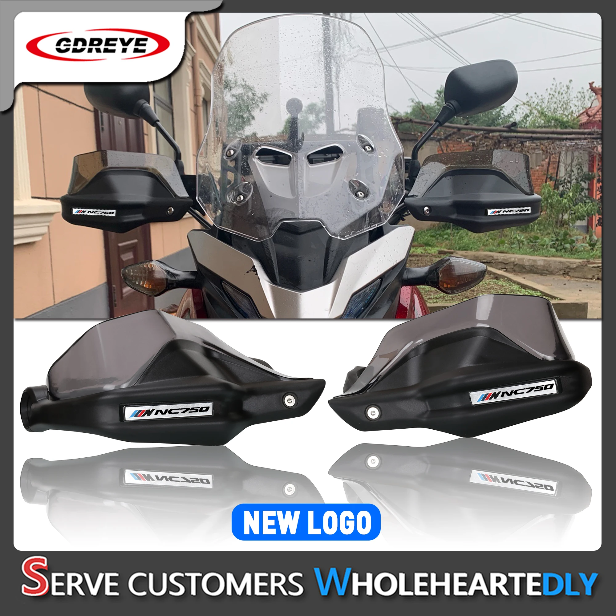 Motor Handguards ABS Protège-mains De Moto Noir Pour H.onda NC700X NC750X NC750S 2012 2013 Windbescherming Stuur