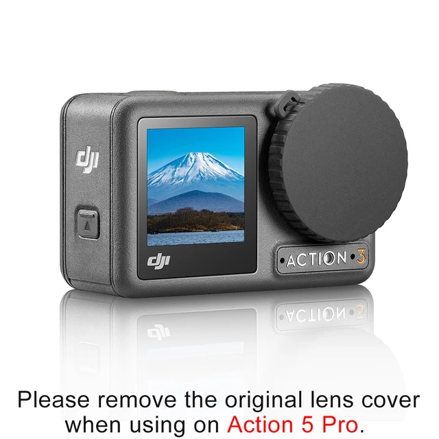 Protecteur d'écran pour DJI Osmo Action 5 Pro 4 3, Film en verre trempé, couvercle d'objectif, étui pour accessoires DJI Action 4 5Pro 4