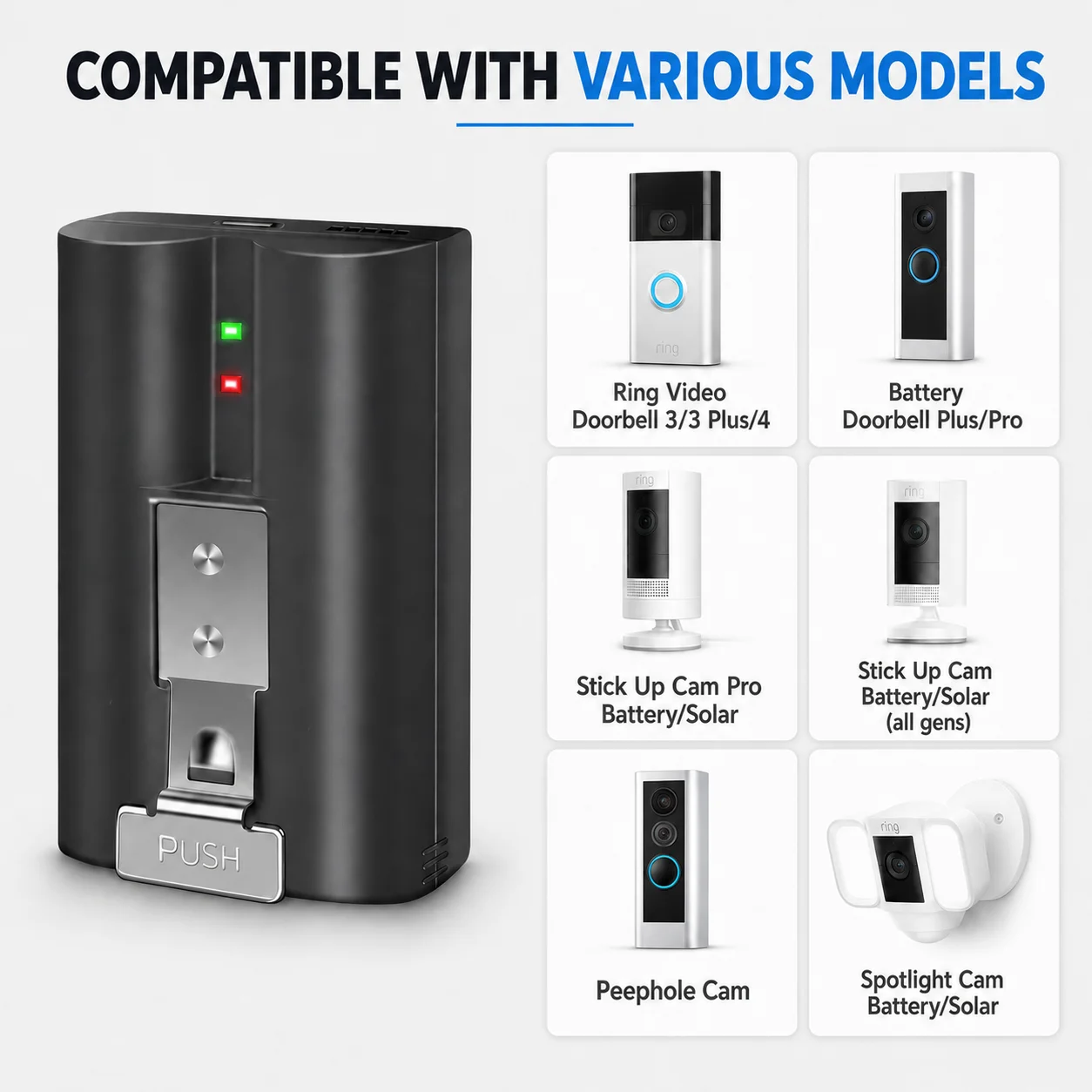High-Capacity 6040mAh Li-ion Rechargeable Battery