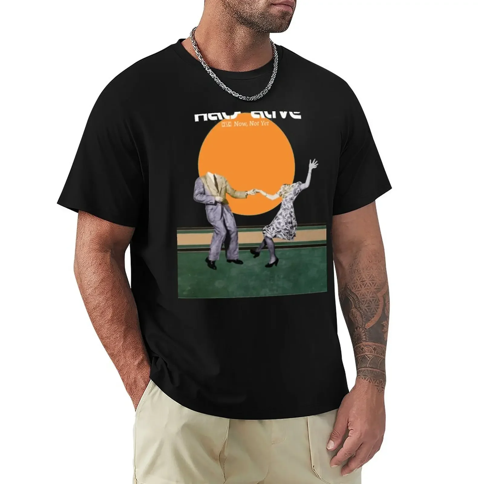 

Half Alive T-Shirt hippie clothes plain Men's t-shirt