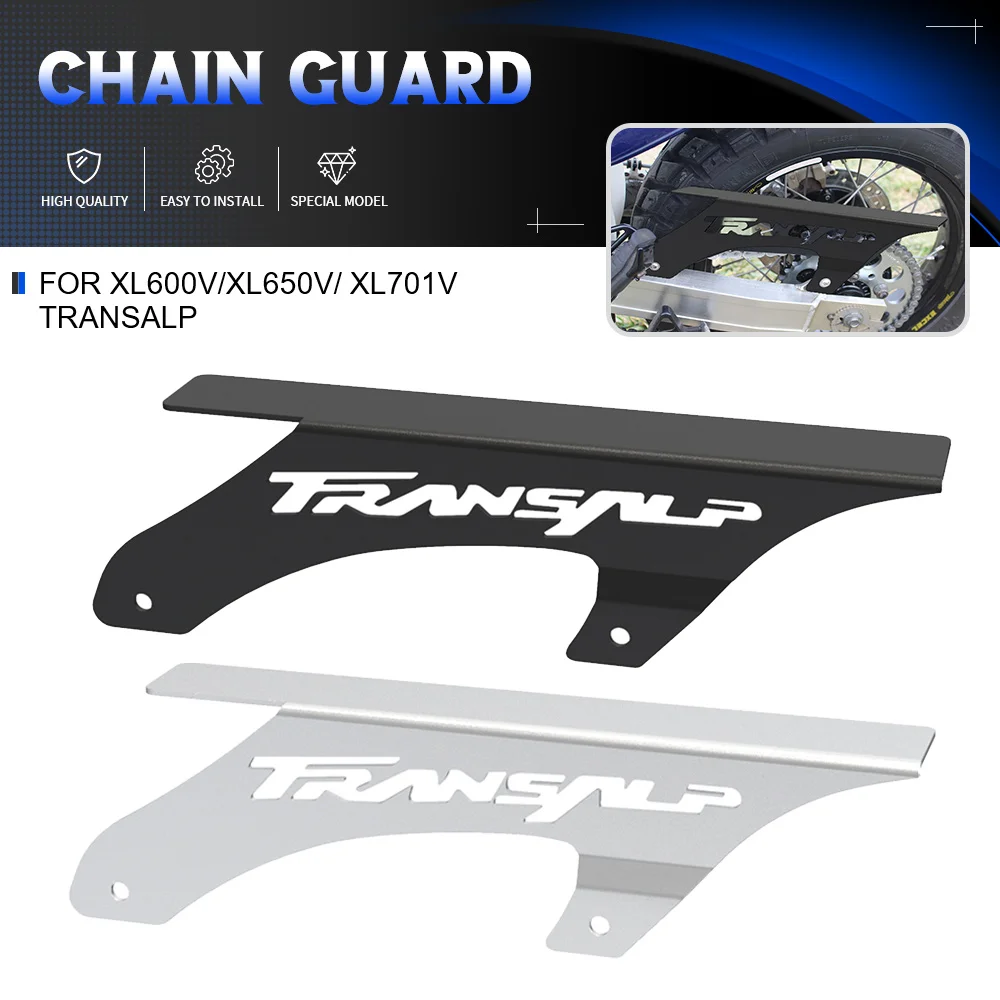 

Motorcycle Chain Belt Sprocket Cover Guard For Honda XL650V Transalp 2000-2001-2002-2003-2004 XL650 V XL 650V Protector