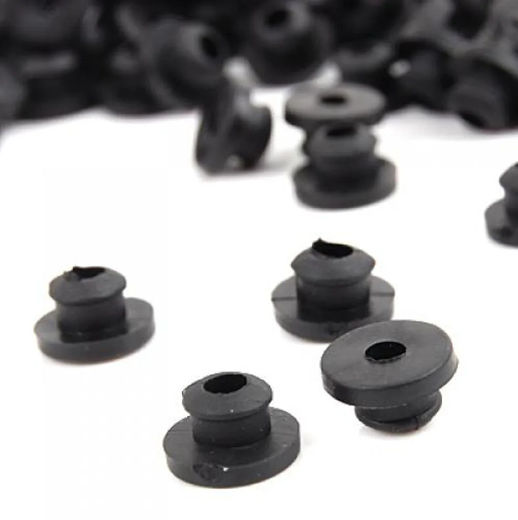 100 Rubber Replacement  Full Grommets Nipples Parts Accessory