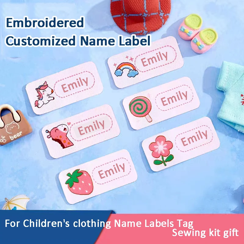EmbroideryCustomizedNameLabelsforChildrenClothingPersonalName