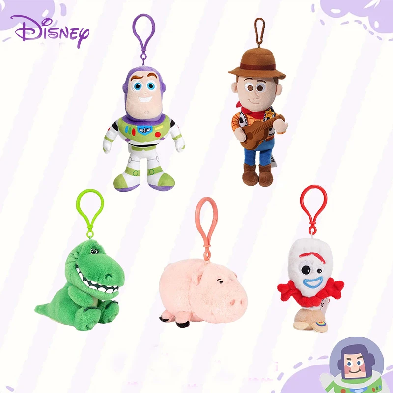 

История игрушек Disney, плюшевая кукла, кавайная Милая Вуди, Базз, светильник, Рекс, Вуди, Хамм, плюшевая подвеска, женский подарок на день рождения