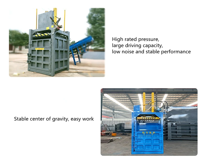 Plastic Metal Scrap Garbage Compressor Compactor Hydraulic Baler Machine 6