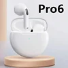 Pro 6 TWS Bluetooth Earphones for iPhone Wireless Bluetooth Headset Noise Cancelling Earbuds with Mic Pro6 Wireless Headphones 2