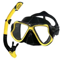 Professional Swimming Waterproof Soft Silicone Glasses Anti-Fog Plating Goggles Full Dry Breathing Tube Diving Mask 2