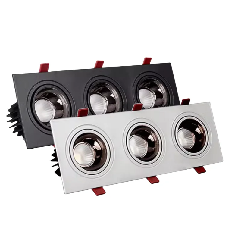 LED ceiling COB Downlight Dimmable ac110-240V 9W 12W 15w 24W 30W Recessed Led ceiling lamp Spot light Bulbs Indoor Lighting