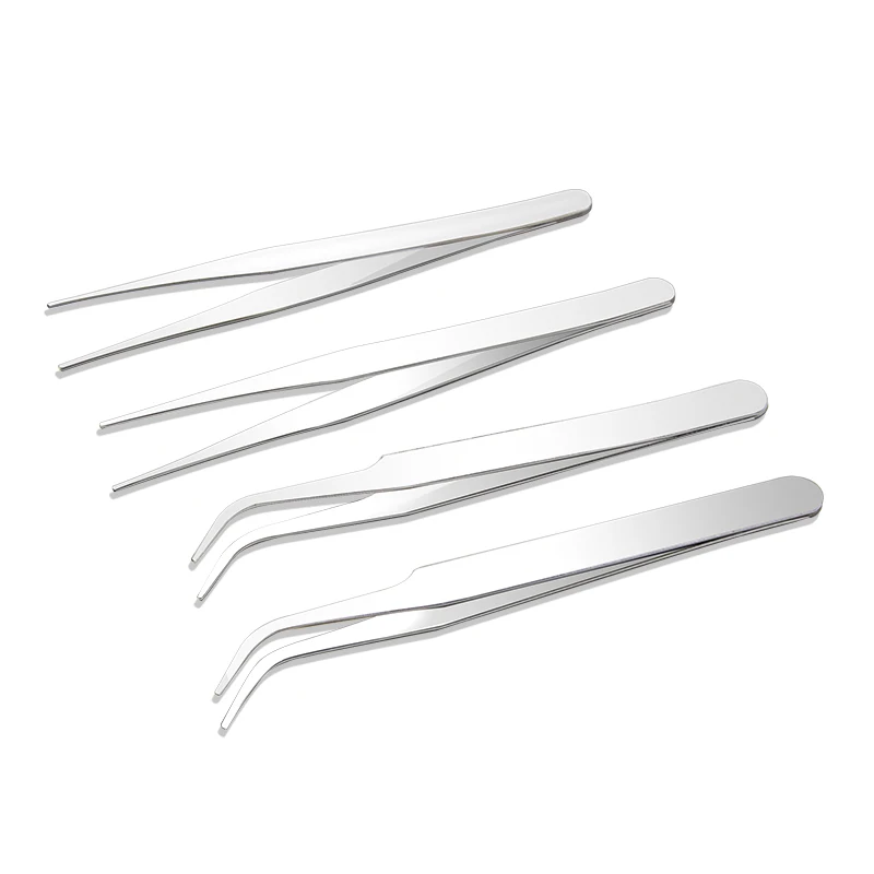 Precision tweezers,tweezer tool,esd anti static tweezers,cosmetic tool Stainless Steel Sewing Industrial Anti-static Tweezers Watchmaker Repair Tools Eyelashes Eyebrow Repairing Tweezer Makeup Tool