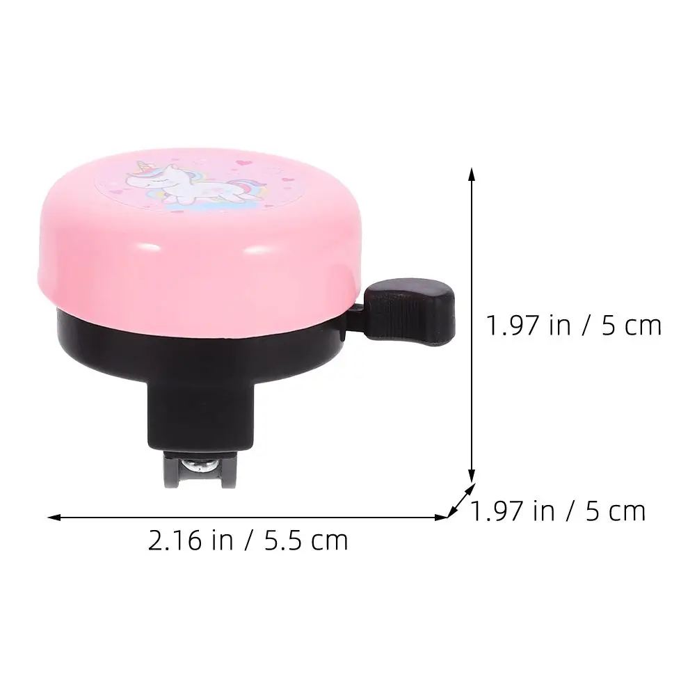 Bicycle Bell Bicycle Accessories 2 Pcs Clear Handlebar Bell for Kids Bike Classic Ring Cute Bells Warning Girl Child Ring Bell Safety Cycling Accessories