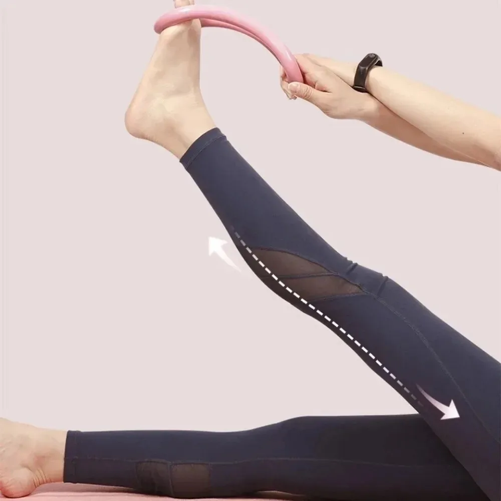 Faszien-Massage-Yoga-Ring: Trainingshilfe für Körperübungen, Pilates-Ring, Widerstandsunterstützung, Fitness-Tool für Frauen – Detail 6