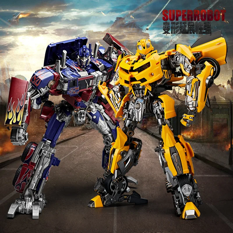 Optimus Prime Bumblebee Autobots Transformers Telecomando Deformazione Statua Action Figurine Anime Model Toy Figures Gift