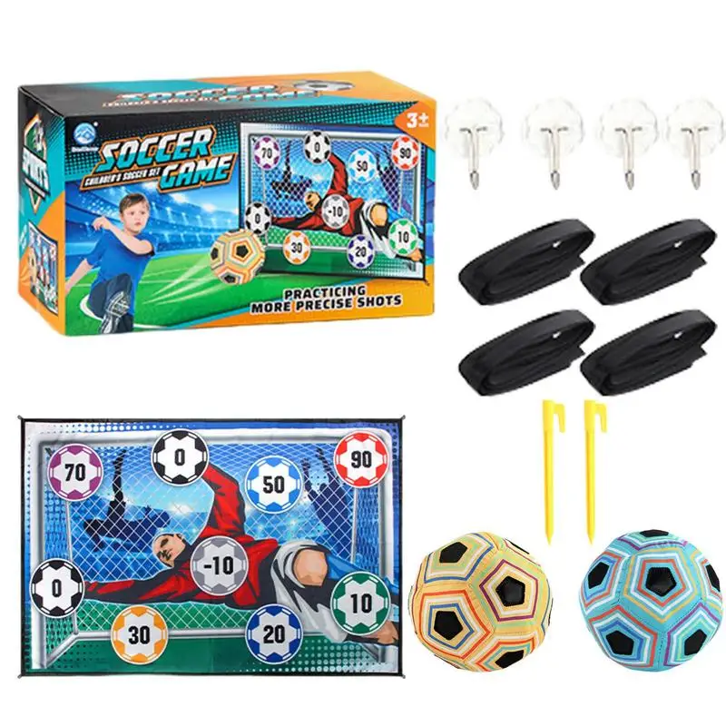 

Kids Football Target Children Soccer Game Throwing Sticky Ball Target Toy Throw Educational Games Indoor Outdoor Sports Gifts