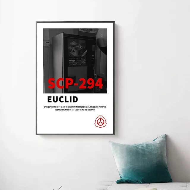 Scp Anomaly Classification System Aged Poster Room Funny Mural Decoration  Wall Home Decor Picture Print Vintage No Frame