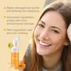 Turmeric Cleansing Foam Kojic Acid Cleanser Reduce Ac-ne Oil Control Blackhead Remover Brightening Moisturizing Face Wash Mousse 6
