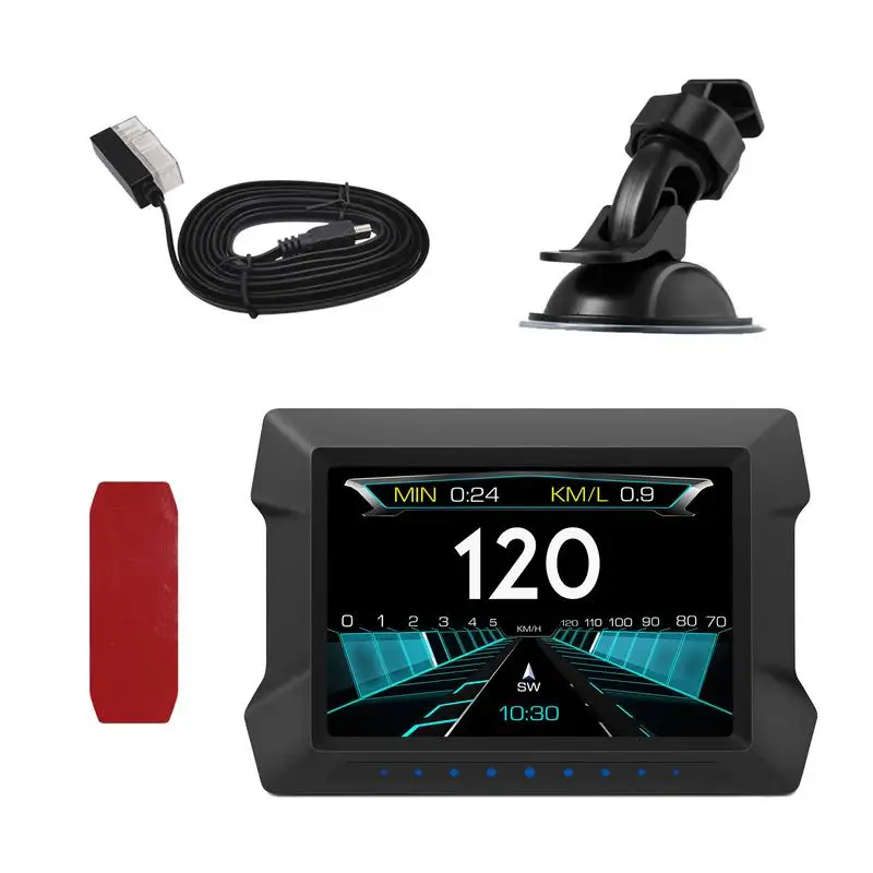 

Car Road Safety Tilt Gauge Smart GPS Speedometer Intelligent Inclinometer Off Road Speed Tilt Pitch Angle Compass Slope Meters