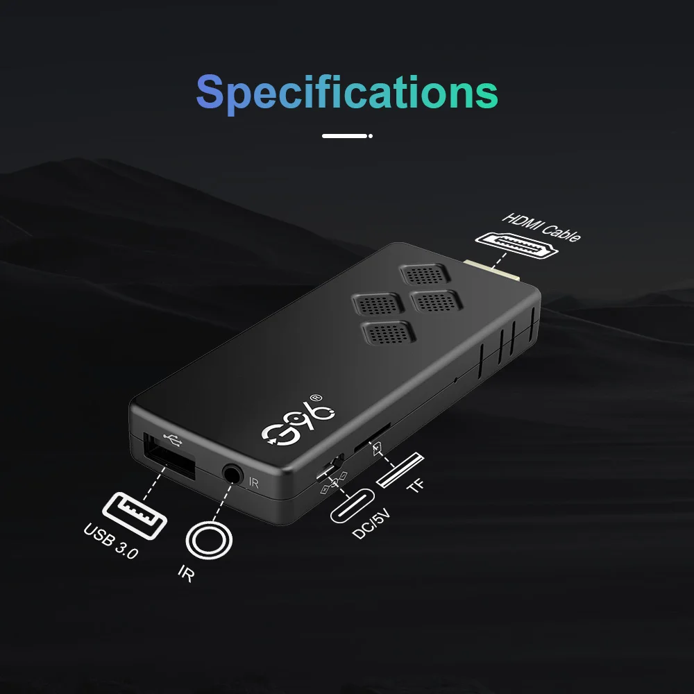 Mortal Android14 4K 1080P HDMI Compatible ATV Mini TV Stick Q2 Wifi6 BT5.0 Allwinner H313 Google Voice Media Player Smart TV Box tv stick