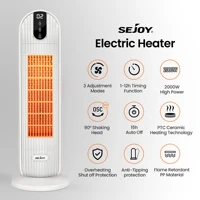 Sejoy 2000W Electric Heater Home 220v EU Plug Space Heater PTC Ceramic Heater,with Timing,Automatic Swing,2 gears Heating Fans 2