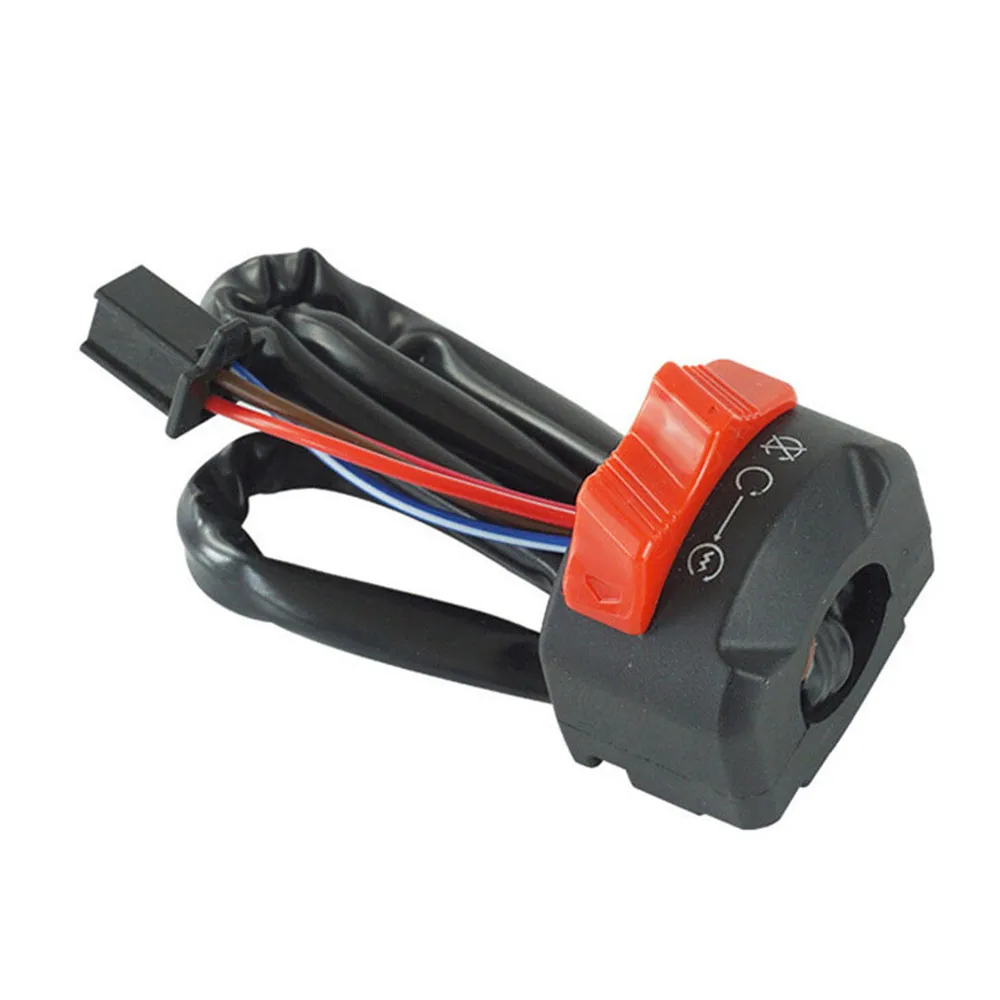 7/8" 22mm Motorcycle Switches Handlebar Mount Push Button Start Kill ON/OFF Switch 12V