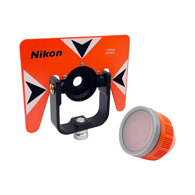 Rood Enkel Prisma Compatibel Met Nikon Totaal Station-30/0Mm 5/8X11 Vrouwelijke Draad