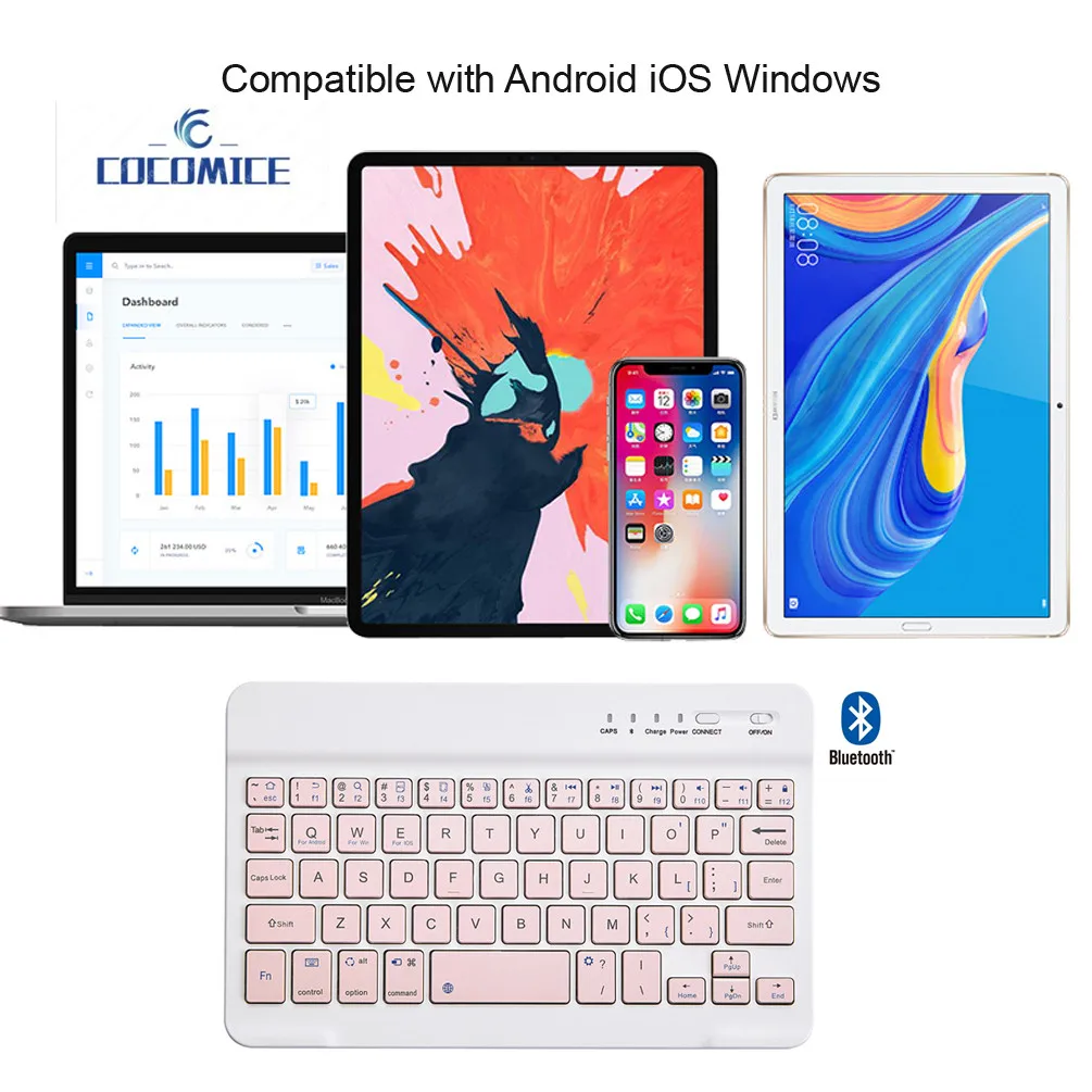 10 inch Tablet Wireless Keyboard For iPad Pro 2020 11 12.9 Teclado