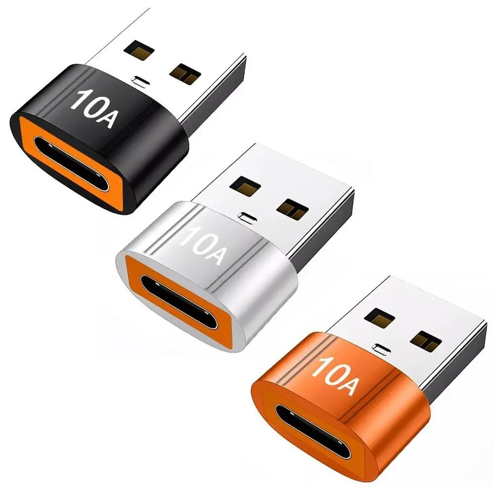 OTG Adapter USB To Type C Converter Transmission USB 2.0 Type C To Adapter Mini Metal Shell Fast Charging