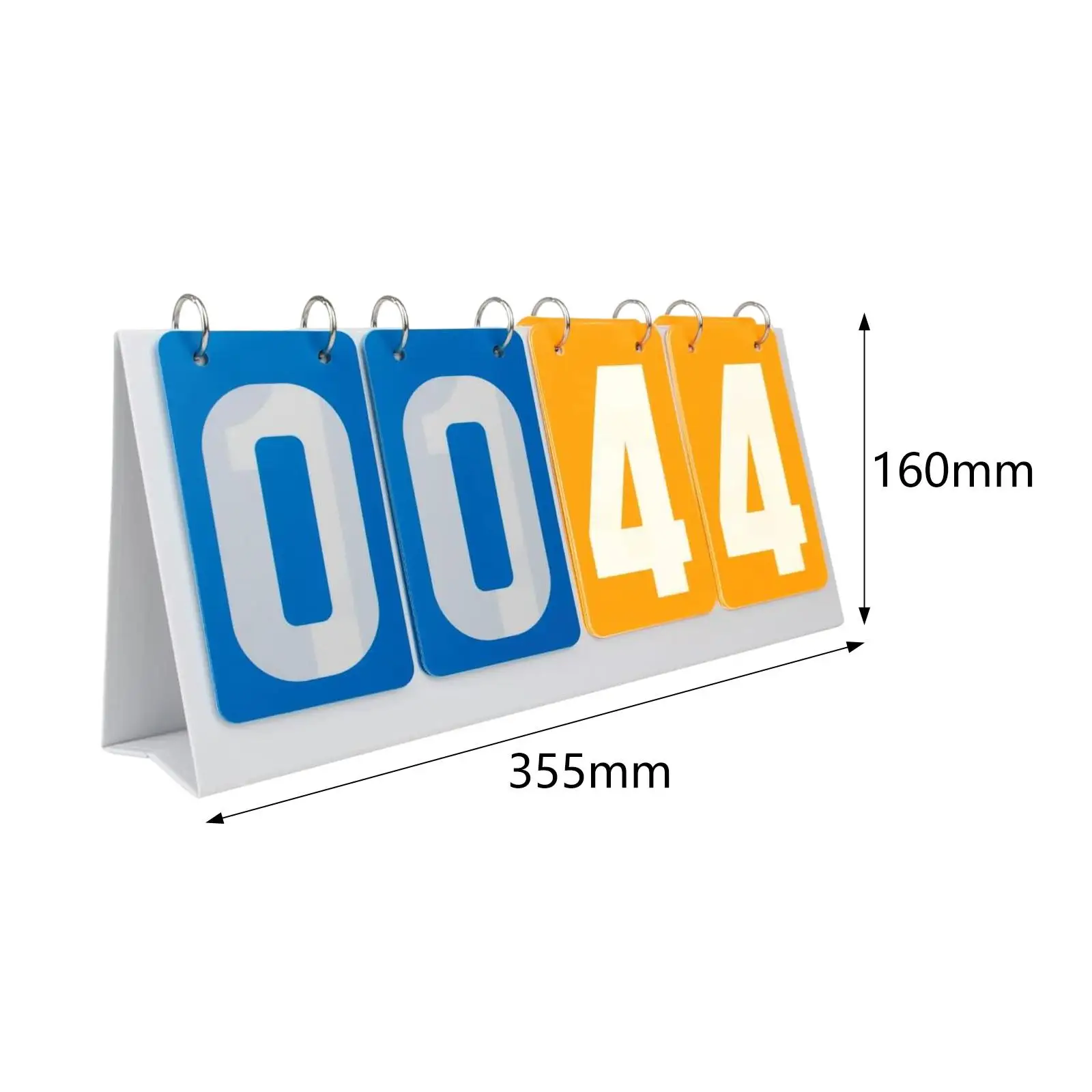 Flip Number Score Board Competition Scorekeeper Table Score Flipper for Baseball Football Volleyball Basketball Tennis Ball