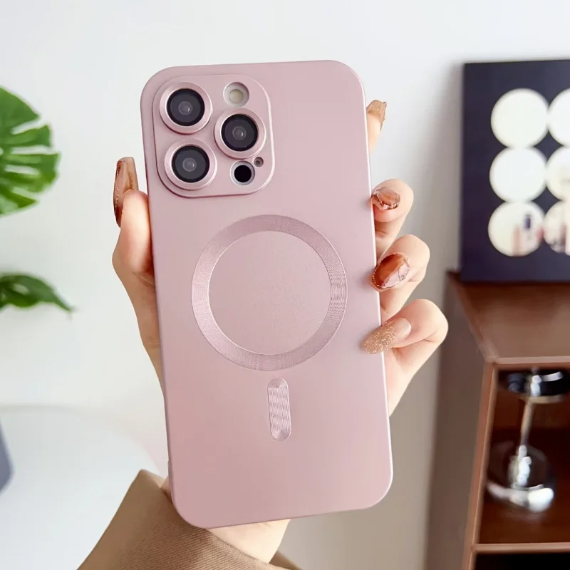 Magnetic Metallic Camera Lens Protector For Iphone Pro Max Series_voghion.com